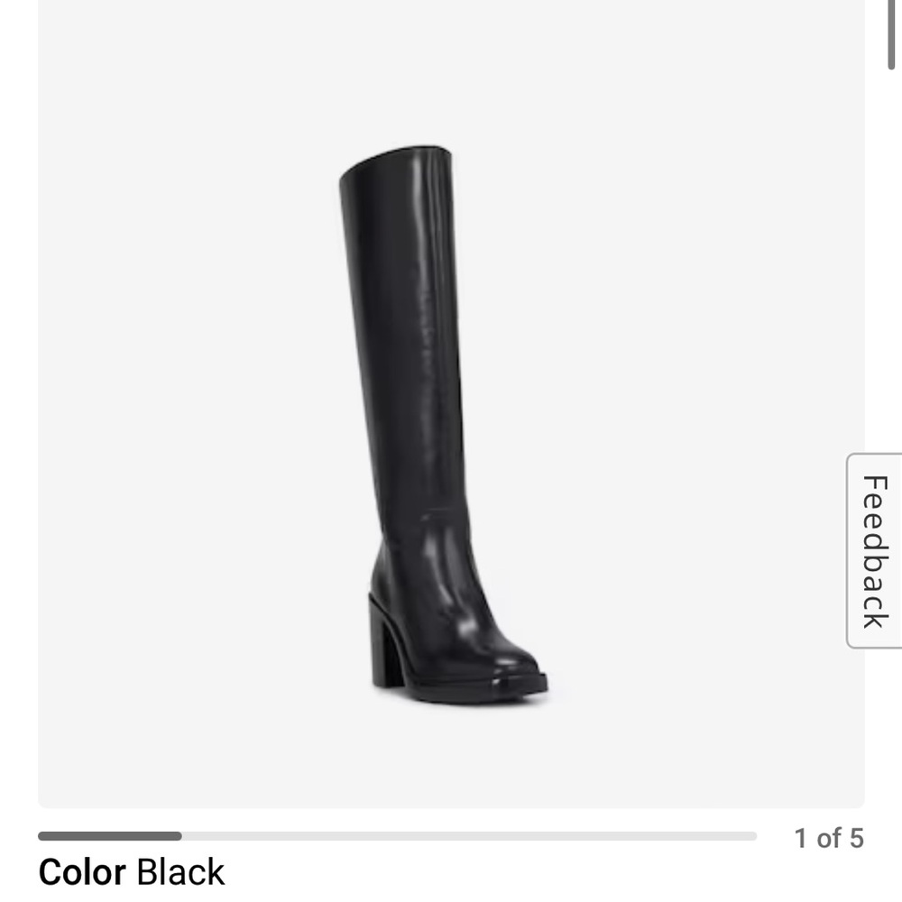 VINCE CAMUTO Black Knee High Boot